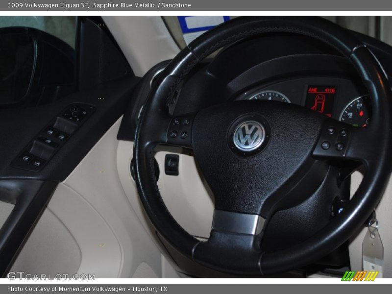 Sapphire Blue Metallic / Sandstone 2009 Volkswagen Tiguan SE
