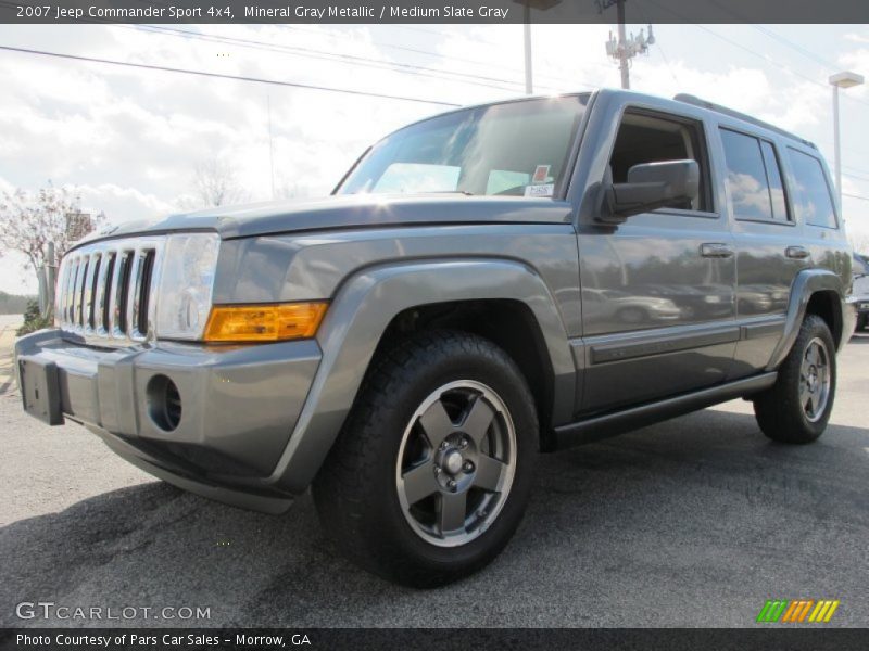 Mineral Gray Metallic / Medium Slate Gray 2007 Jeep Commander Sport 4x4