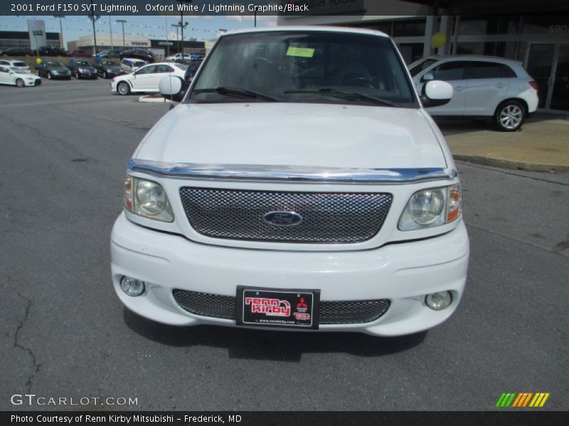 Oxford White / Lightning Graphite/Black 2001 Ford F150 SVT Lightning