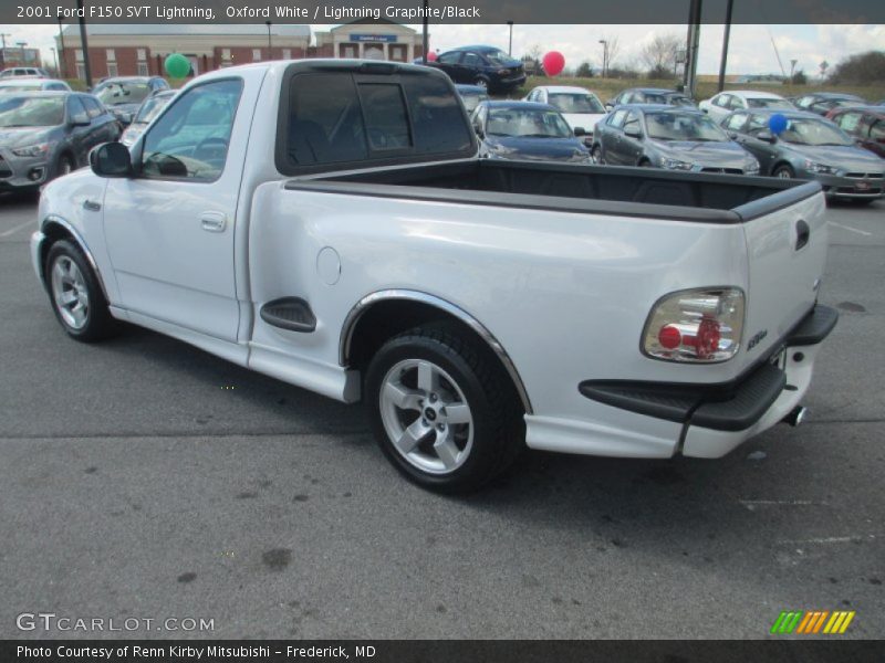 Oxford White / Lightning Graphite/Black 2001 Ford F150 SVT Lightning