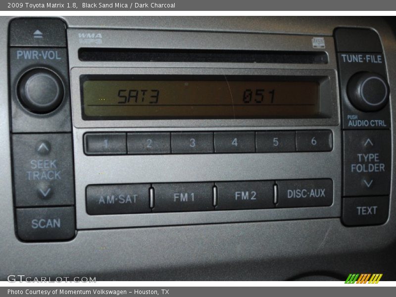 Black Sand Mica / Dark Charcoal 2009 Toyota Matrix 1.8