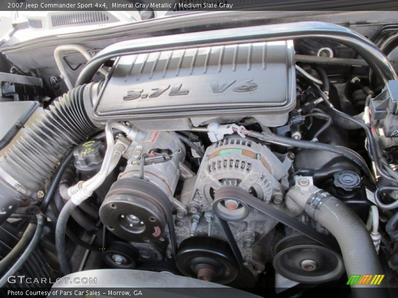 Mineral Gray Metallic / Medium Slate Gray 2007 Jeep Commander Sport 4x4