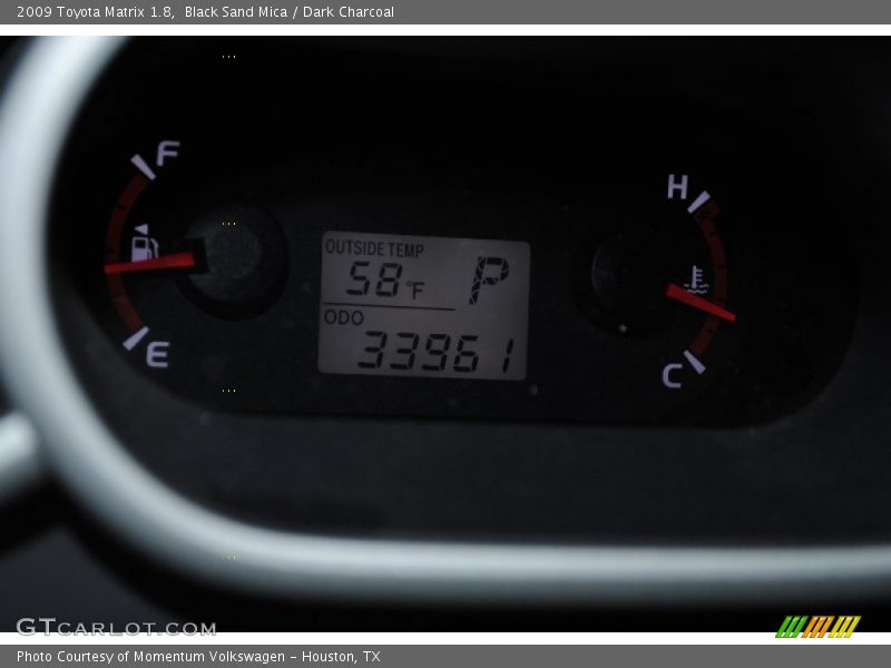 Black Sand Mica / Dark Charcoal 2009 Toyota Matrix 1.8