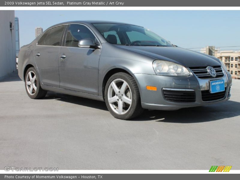 Platinum Gray Metallic / Art Grey 2009 Volkswagen Jetta SEL Sedan