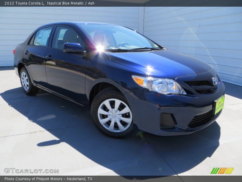 Nautical Blue Metallic / Ash 2013 Toyota Corolla L