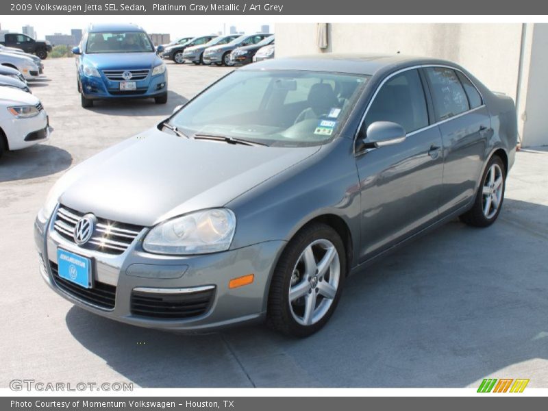 Platinum Gray Metallic / Art Grey 2009 Volkswagen Jetta SEL Sedan