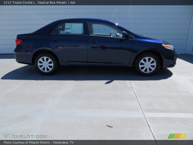 Nautical Blue Metallic / Ash 2013 Toyota Corolla L
