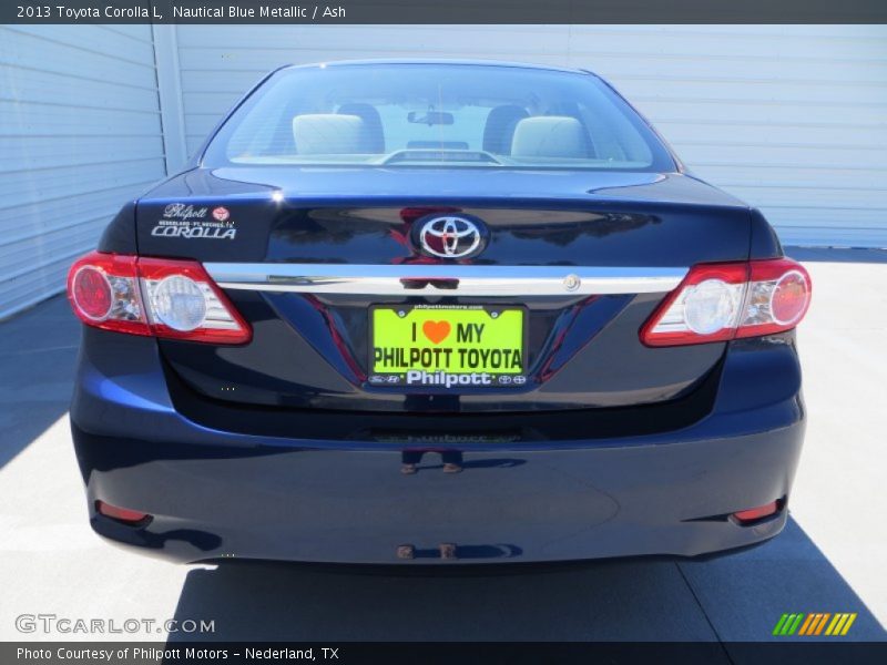 Nautical Blue Metallic / Ash 2013 Toyota Corolla L