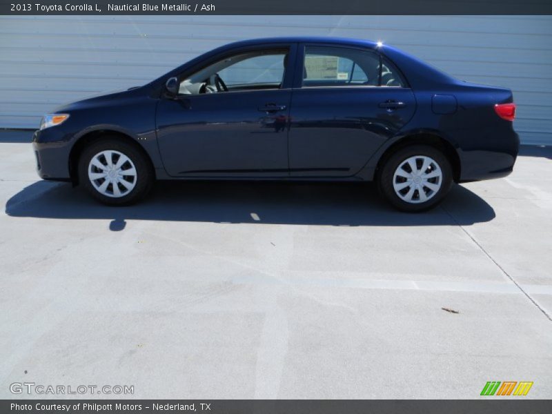 Nautical Blue Metallic / Ash 2013 Toyota Corolla L