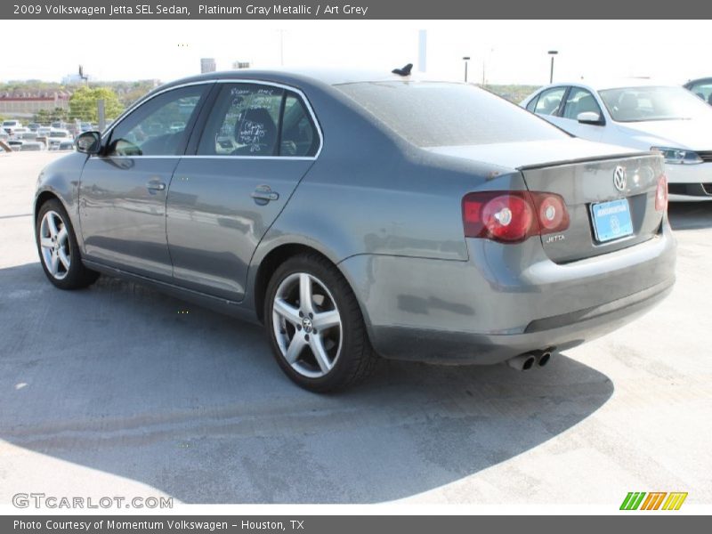 Platinum Gray Metallic / Art Grey 2009 Volkswagen Jetta SEL Sedan
