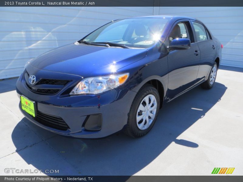 Nautical Blue Metallic / Ash 2013 Toyota Corolla L