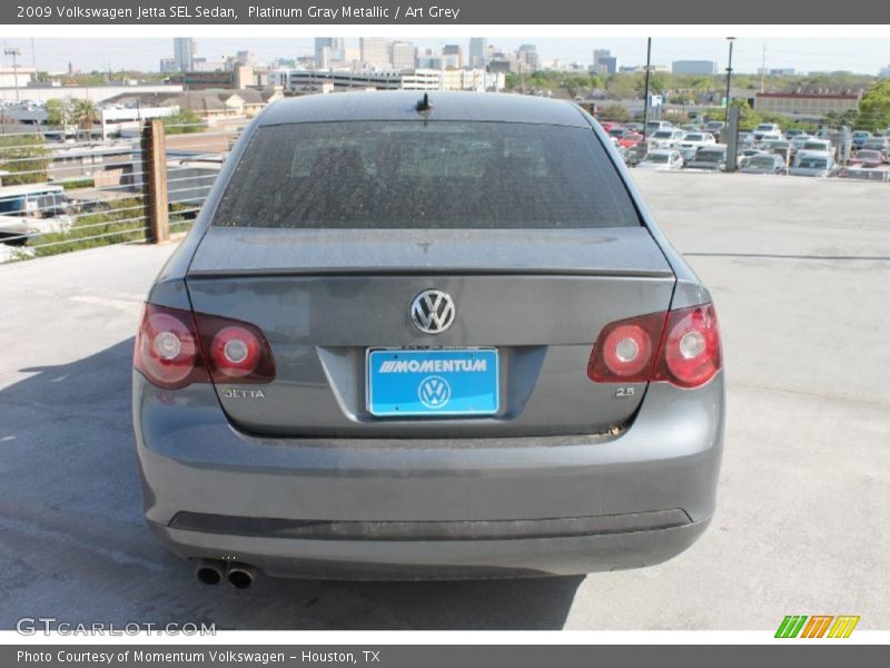Platinum Gray Metallic / Art Grey 2009 Volkswagen Jetta SEL Sedan