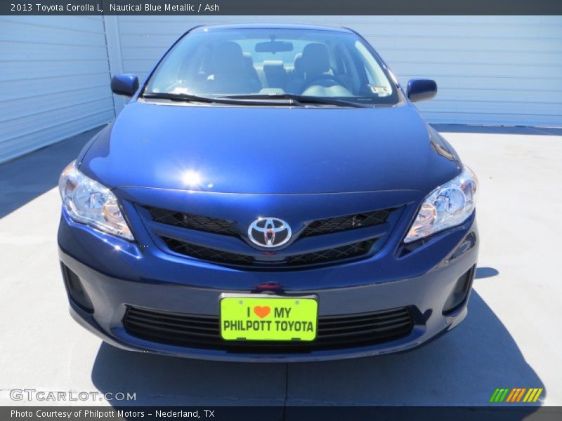 Nautical Blue Metallic / Ash 2013 Toyota Corolla L