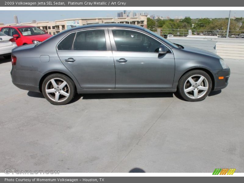 Platinum Gray Metallic / Art Grey 2009 Volkswagen Jetta SEL Sedan