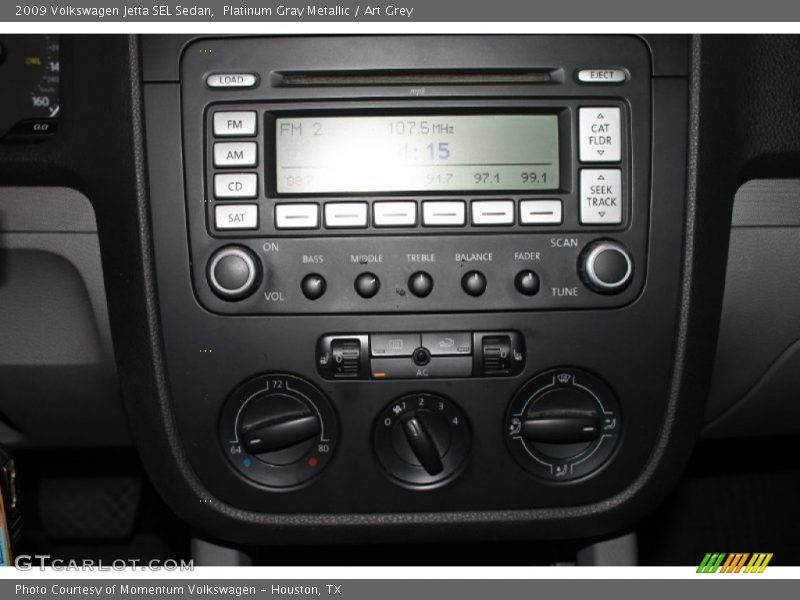 Platinum Gray Metallic / Art Grey 2009 Volkswagen Jetta SEL Sedan