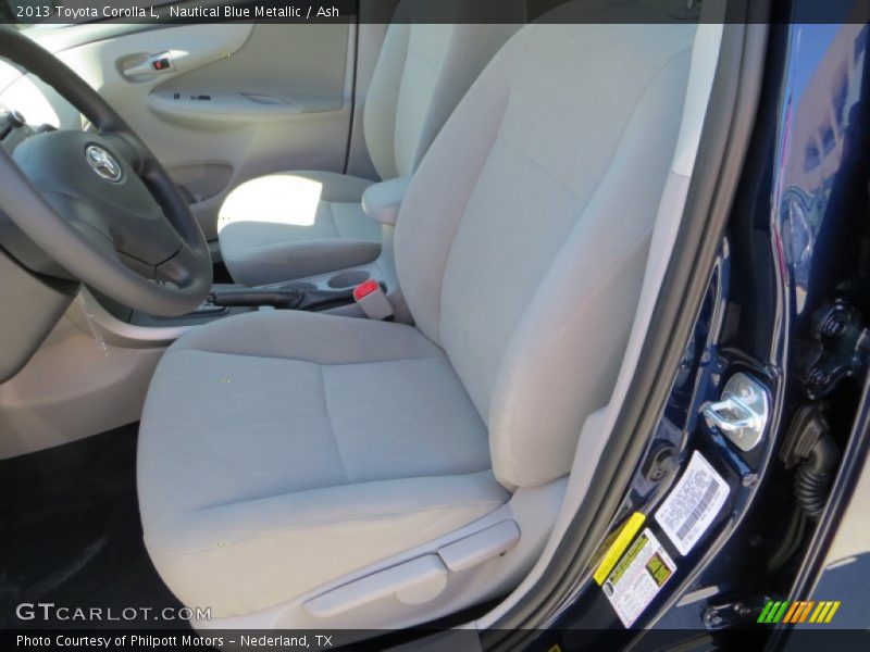 Nautical Blue Metallic / Ash 2013 Toyota Corolla L