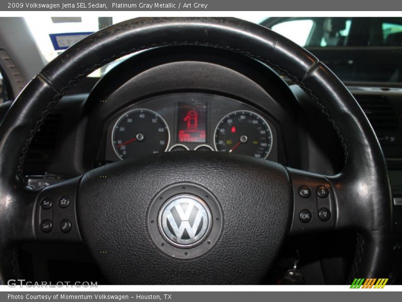 Platinum Gray Metallic / Art Grey 2009 Volkswagen Jetta SEL Sedan