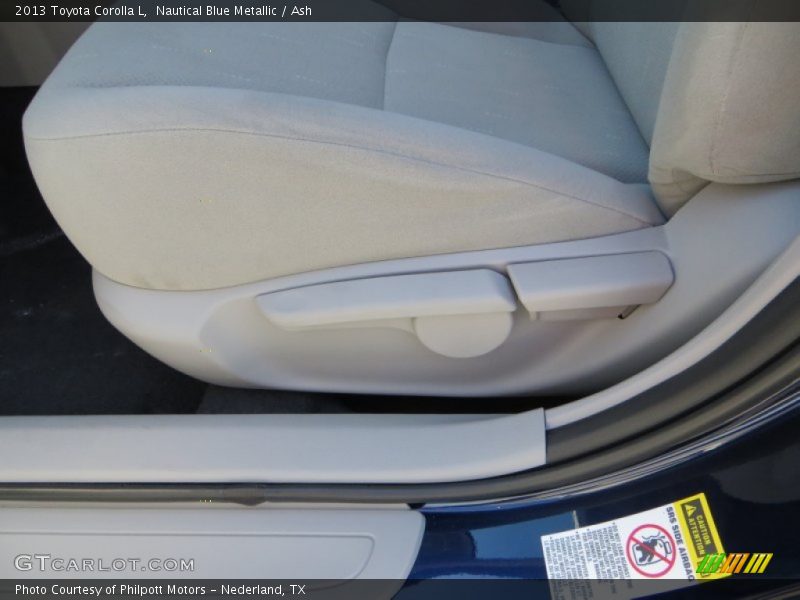 Nautical Blue Metallic / Ash 2013 Toyota Corolla L