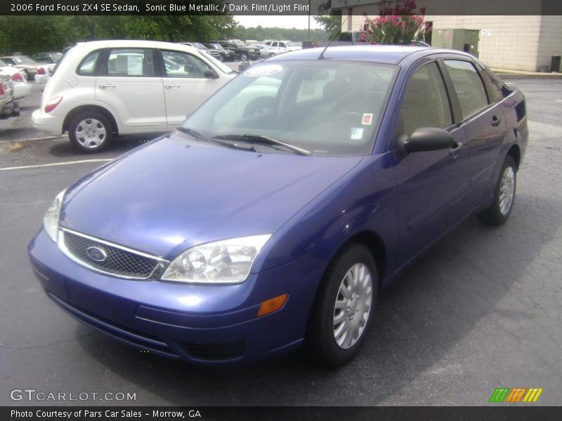 Sonic Blue Metallic / Dark Flint/Light Flint 2006 Ford Focus ZX4 SE Sedan