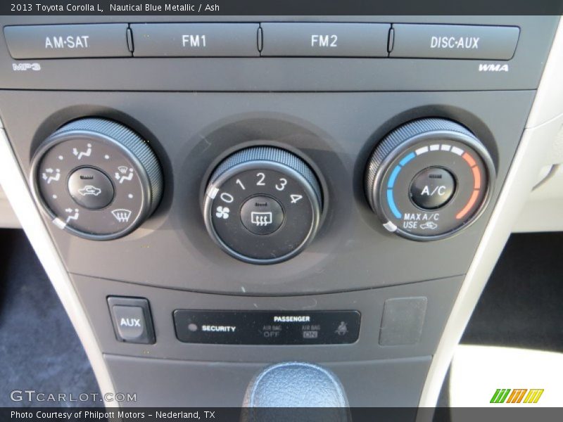 Nautical Blue Metallic / Ash 2013 Toyota Corolla L