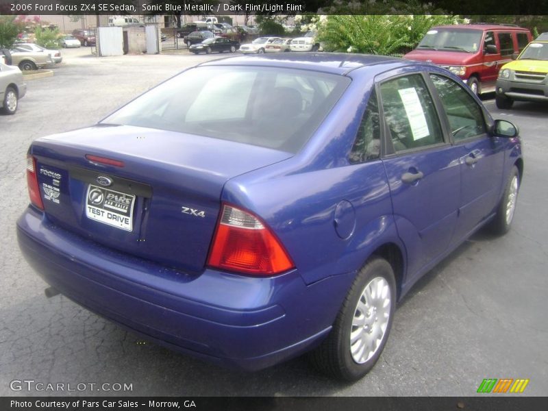 Sonic Blue Metallic / Dark Flint/Light Flint 2006 Ford Focus ZX4 SE Sedan