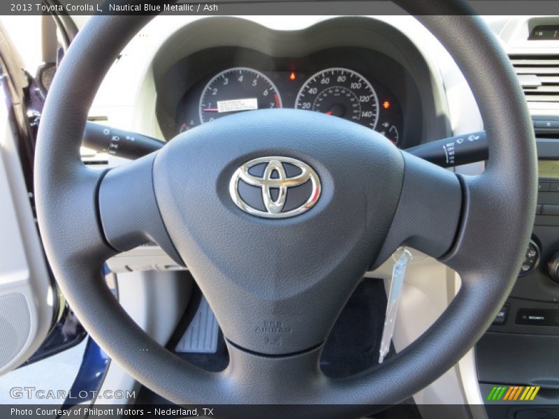 Nautical Blue Metallic / Ash 2013 Toyota Corolla L