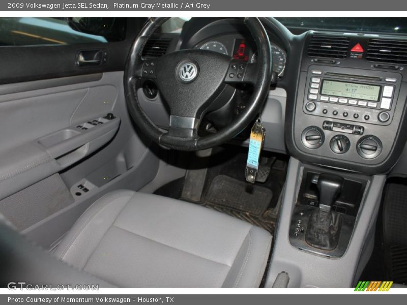 Platinum Gray Metallic / Art Grey 2009 Volkswagen Jetta SEL Sedan