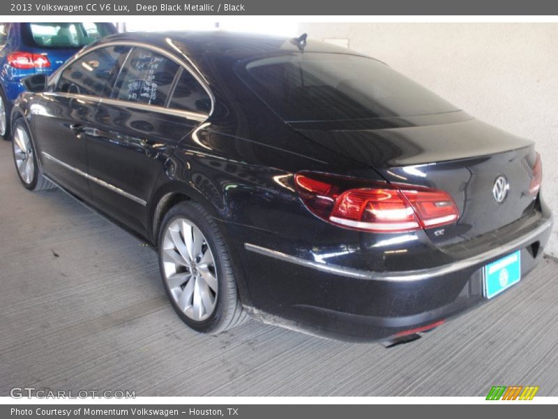 Deep Black Metallic / Black 2013 Volkswagen CC V6 Lux
