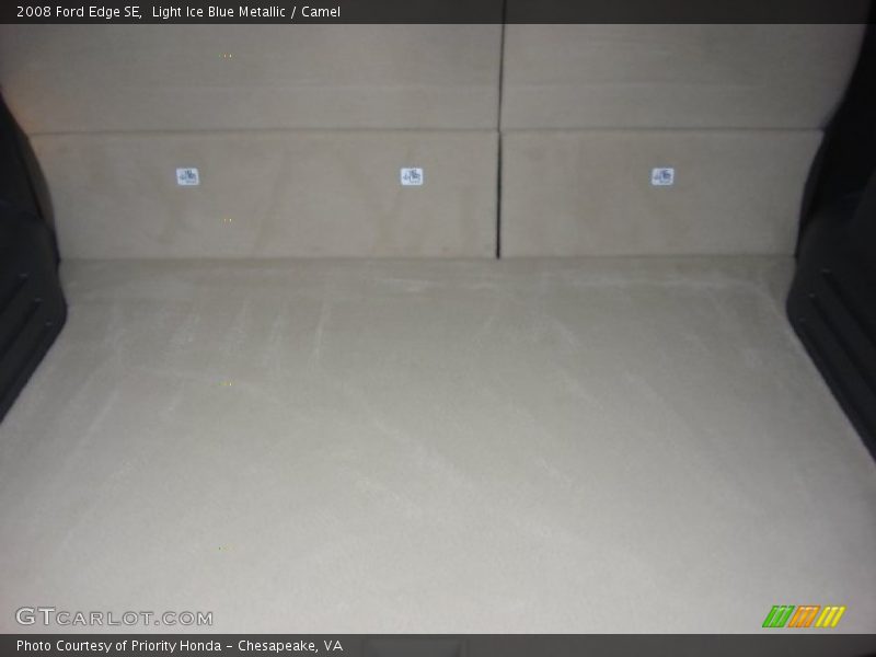 Light Ice Blue Metallic / Camel 2008 Ford Edge SE