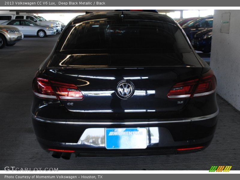 Deep Black Metallic / Black 2013 Volkswagen CC V6 Lux