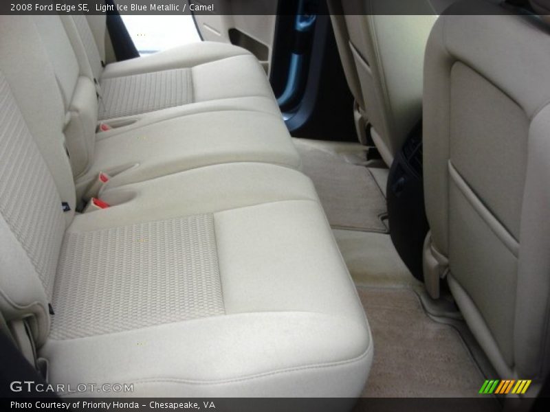 Light Ice Blue Metallic / Camel 2008 Ford Edge SE