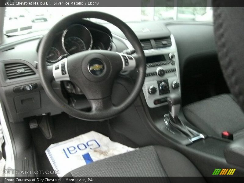Silver Ice Metallic / Ebony 2011 Chevrolet Malibu LT