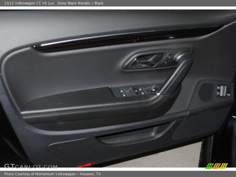 Deep Black Metallic / Black 2013 Volkswagen CC V6 Lux