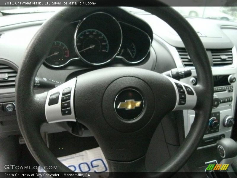 Silver Ice Metallic / Ebony 2011 Chevrolet Malibu LT