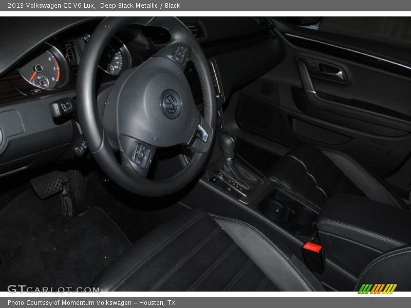 Deep Black Metallic / Black 2013 Volkswagen CC V6 Lux