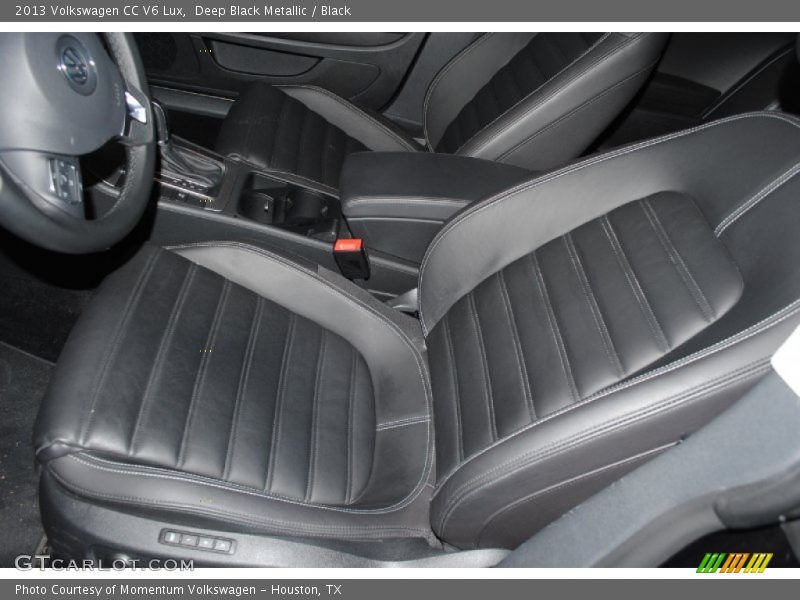 Deep Black Metallic / Black 2013 Volkswagen CC V6 Lux