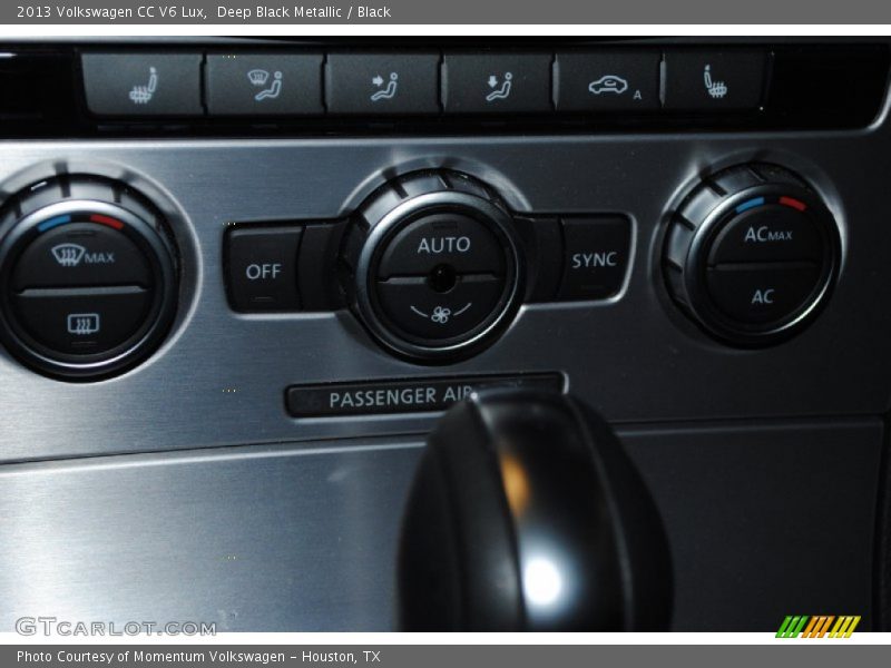 Deep Black Metallic / Black 2013 Volkswagen CC V6 Lux