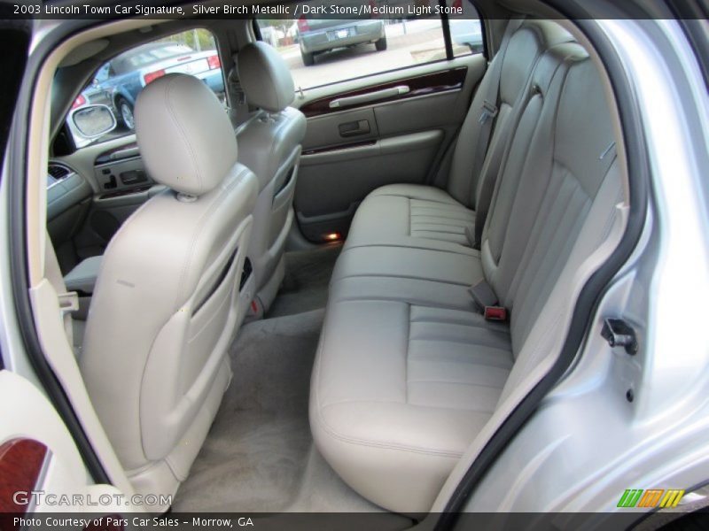 Rear Seat of 2003 Town Car Signature