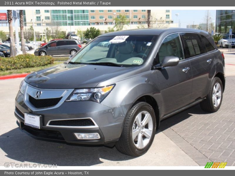 Polished Metal Metallic / Taupe 2011 Acura MDX Technology