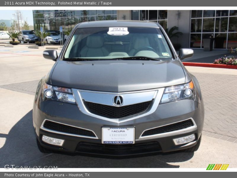 Polished Metal Metallic / Taupe 2011 Acura MDX Technology