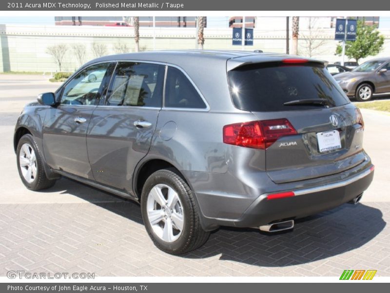 Polished Metal Metallic / Taupe 2011 Acura MDX Technology