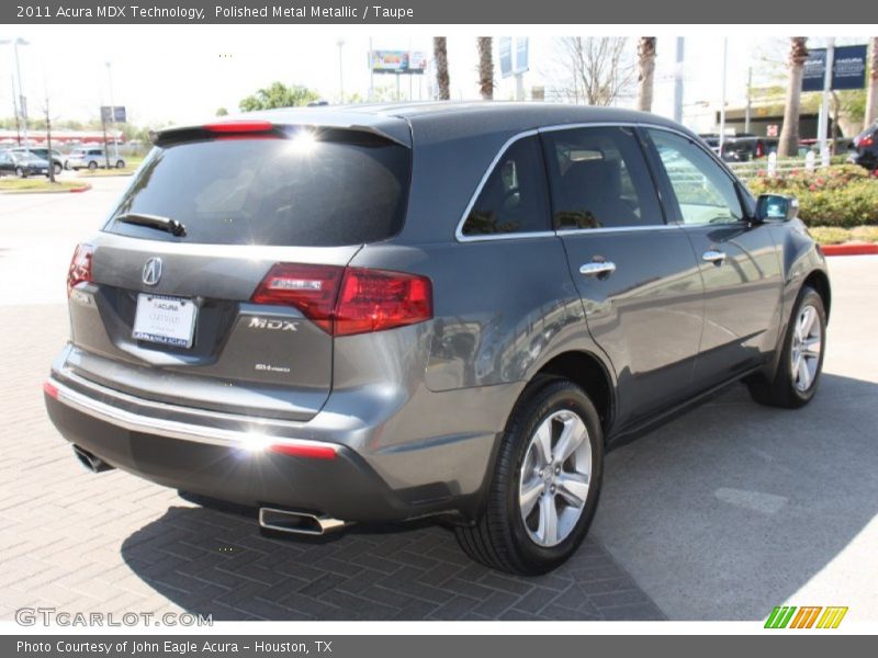 Polished Metal Metallic / Taupe 2011 Acura MDX Technology