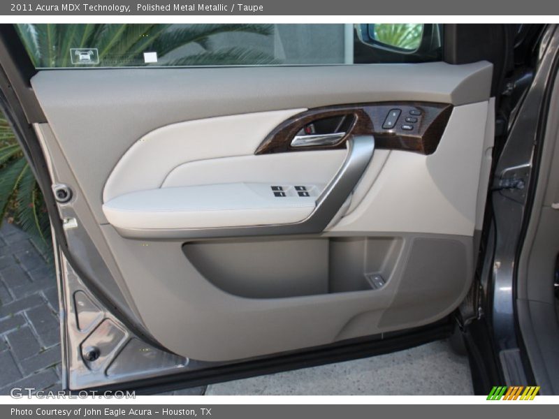Polished Metal Metallic / Taupe 2011 Acura MDX Technology