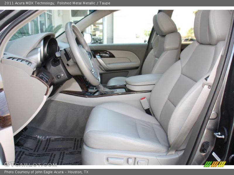 Polished Metal Metallic / Taupe 2011 Acura MDX Technology
