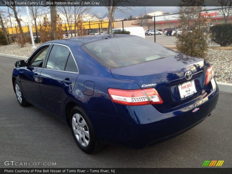 Blue Ribbon Metallic / Ash Gray 2010 Toyota Camry LE