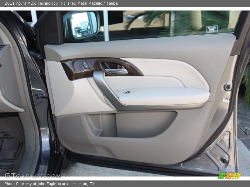 Polished Metal Metallic / Taupe 2011 Acura MDX Technology