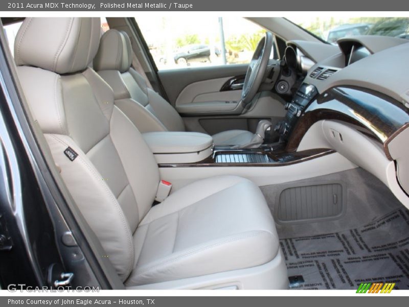 Polished Metal Metallic / Taupe 2011 Acura MDX Technology