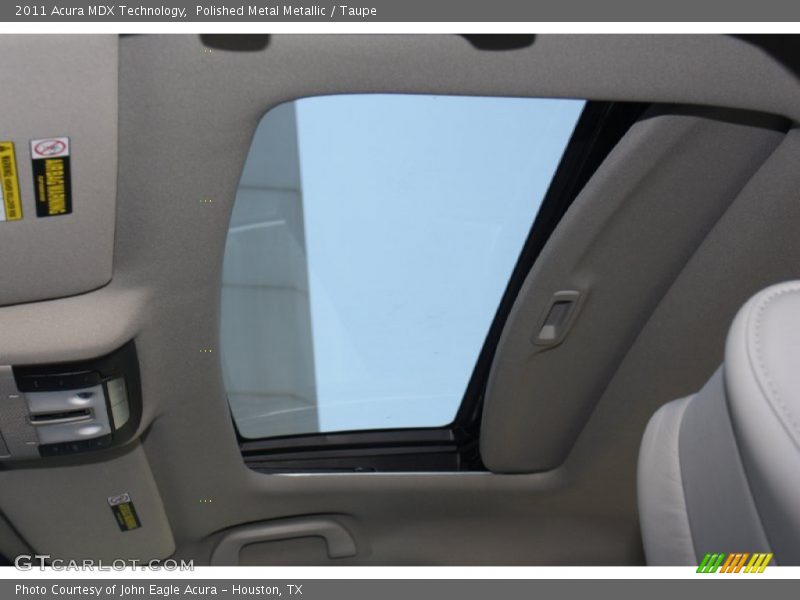 Polished Metal Metallic / Taupe 2011 Acura MDX Technology