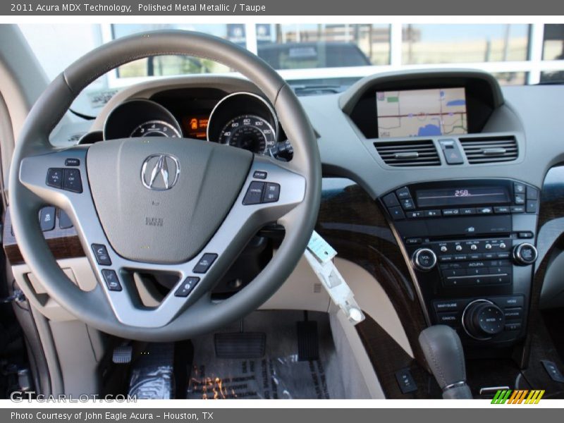 Polished Metal Metallic / Taupe 2011 Acura MDX Technology