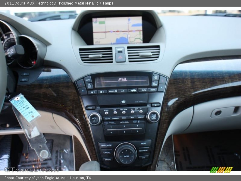 Polished Metal Metallic / Taupe 2011 Acura MDX Technology